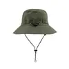 Sombrero de Pescador Impermeable de Verano, Sombrero de Cubo Plegable, Sombrero Fino de Secado Rápido para Senderismo al Aire Libre, Sombrero para el Sol Unisex