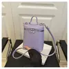 2025 Estilo Occidental Color Sólido Versátil Moderno Elegante Bolso Cubo Ropa Casual de Trabajo para Mujer Nicho Lujo Accesible Bolso Cruzado