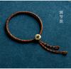 Pulsera de mano Benmingfo plata S925 Nudo diamante nueve por Xizang Cuerda colorida Festival del Bote del Dragón pulsera al por mayor para mujer estilo étnico