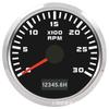 Tacômetro universal com motor modificado de 52 mm 3/4/6/7 / 8K adequado para carros, barcos, iates 9-30V