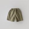 Pantalones cortos para niños de verano de Corea del Sur 2023, nuevos pantalones casuales elásticos multicolores de color sólido, pantalones para niños y niñas pequeños y medianos