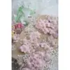 Presionar Tocados para Crear Ropa Estilo Hada Hanfu con Flores Plisadas, Accesorios Florales para Planchar, Hojas Florales, Gasa, Materiales Semitransparentes, Metabo