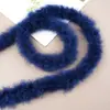 Tira de plumas planas de color directo de fábrica Tira de lana de pavo materiales de decoración manualidades regalo de Navidad DIY