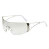 Nueva moda sin montura para hombre y mujer, una pieza, Y2K, superventas, pedrería, estilo Ins, pasarela europea y americana, gafas de sol metálicas, moda