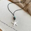 Collar colgante geométrico minimalista cepillado estilo coreano para mujer, diseño único y versátil, cadena para la clavícula, accesorio de moda y versátil para mujer