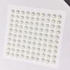 Pegatinas Faciales, Diamante Roto Niñas DIY Decoración de Manicura Perla Blanca Pegamento Autoadhesivo Cola del Ojo Maquillaje Facial Tesoro Hecho a Mano