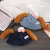 Sombrero de Pescador para Bebé Primavera y Otoño Lindo Oreja Lazo Sombrilla para Niñas Sombrero de Vaquero Sombrero de Cubo a Prueba de Viento para Bebés Otoño e Invierno