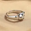 Anillo Abierto de Oso Lindo Único de Nicho Más Vendido Transfronterizo para Mujeres, Anillo Simple con un Toque de Alta Gama, Joyería para el Dedo Índice al por Mayor