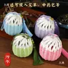 Bolsa de Mimbre Tejido Paquete de Materiales para DIY Papel Hecho a Mano Tejido de Mimbre Mimbre de Bambú Empaque de Bolsa de Mimbre Festival del Bote del Dragón