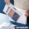 Bolsa Plástica Transparente com Tira de Encaixe A4 Grossa Impermeável Listrada para Documentos Papelaria - Venda Atacado Fabricante
