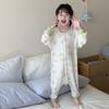 Mo Miao Mo Saco de Dormir Infantil de Verano Modal Saco de Dormir Infantil Pierna Delgada Anti-frío Ropa de Casa Infantil Mono