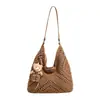 Bolso de Punto Estilo Perezoso para Mujer 2026 Nuevo Verano Popular Súper Caliente Bolso de Mano para Viajes Cotidianos Gran Capacidad Bolso de un Solo Hombro