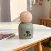 Botella rollerball de tapa de madera Chun Jian, artículos de almacenamiento para el hogar, botella dispensadora de aceites esenciales, botella rollerball de perfume, botella de muestra de perfume portátil