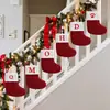 Meias de Natal transfronteiriças, Decorações de Árvore de Natal, Meias de Carta, Pingentes Criativos, Presentes para Crianças, Decorações de Festa, Baixos Preços Transfronteiriços