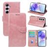 Adecuado para Samsung Galaxy A25E Funda de Cuero para Teléfono Móvil, Hebilla Frontal de Piel de Ternero, Cubierta Tipo Libro A18, Protección A08