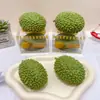 Bola artesanal criativa simulada de durian, um brinquedo divertido e visualmente atraente para aliviar o estresse, blocos de construção e um brinquedo que faz barulho com uma sensação tátil satisfatória