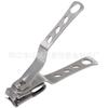 Cortauñas pequeño de acero inoxidable 360 grados giratorio cortauñas lijado hueco cortauñas 8CM
