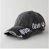 Gorra de béisbol bordada con letras y personalidad de moda para hombre y mujer, estilo urbano, informal, combinable con todo, con lengüeta de pato.