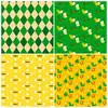 Precio Fijo12 Hojas Abastecimiento Directo Transfronterizo Journal St. Papel para Materiales DIY del Diario del Festival Irlandés del Día de San Patricio