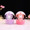 Venda Quente Bola de Cristal Fada Raposa Bola de Cristal Luminosa Mini Bola de Cristal Resina Criativa Fofa Enfeites de Mesa Pequenos Presentes para Crianças