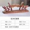 Suporte de Ventilador Dobrável Suporte de Ventilador Dobrável Madeira Ébano Preto Jacarandá Plástico Suporte de Ventilador Estilo Retrô Estilo Chinês Base para Ventilador Dobrável