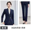 Uniforme de trabajo de recepcionista cajero de restaurante de hotel de alta gama, nuevo conjunto de chaleco de traje profesional estilo chino de otoño para mujer
