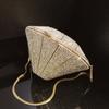 Bl130 Forma de Diamante Estéreo Bolso de Noche de Diamante Bolso de Cristal Totalmente Diamantado Bolso de Mano de Exportación para Dama Bolso de Banquete para Mujer