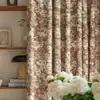 1 pieza Nuevo 2026 Cortina Gruesa Aislamiento Blackout Floral Multicolor para Decoración de Sala de Estar y Dormitorio