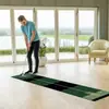 Alfombra de Piso Simple de Terciopelo de Cristal para Interior, Esterilla de Práctica de Putting de Golf, Mini Esterilla de Bolas para Oficina en Casa, Antideslizante, Resistente al Desgaste