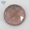 Anillo Huagang Gem Redondo Panjia Perla Piedra Desnuda Cara del Anillo Color Plano Fondo Plano Cara Corte Rosa Zirconita Cúbica CZ Accesorios de Vidrio