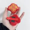 Lindo peluche Linterna de León Xingshi Tang carpa estilo chino Pin de pico de pato popular accesorios para el cabello ambiente festivo tocado de Año Nuevo
