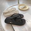 Chanclas Planas de Color Sólido Estilo Coreano de Verano para Pareja, Sandalias Casuales para Exteriores, Zapatos de Playa para el Mar 2169Ss Transpirables