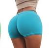 Wish AliExpress ebay suministro 2022 comercio exterior nueva moda color sólido leggings ajustados shorts deportivos