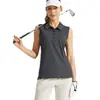 Nueva Camiseta de Golf Ropa de Tenis para Mujer Top sin Mangas Moda Camisa Polo Top Deportivo para Mujer Transpirable de Secado Rápido