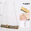 Juguetes para loros colgando de ramas para masticar y afilar garras, Decoraciones para jaulas de loros, Columpios para loros, Juguetes para pájaros loros