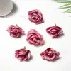 Simulación 4cm Cabeza de Rosa Holandesa Hecha a Mano Material de Flor para DIY Fabricante Venta al por Mayor Flores para Decoración de Bodas Hogar