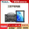 Higaole Tablet Robusta Reforzada para Windows de 10.1 Pulgadas Tarjeta 4G GPS/Beidou NFC Código QR Transfronterizo