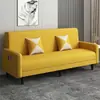 Sofá de tela apartamento pequeño sofá cama plegable dos en uno multifuncional sala de estar habitación de alquiler sofá cama integrado dos en uno