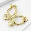 Broche Borboleta com Concha e Strass da Moda Japonesa e Coreana, Broche Elegante de Alta Qualidade para Roupas Femininas, Versátil: Br2945