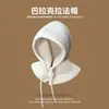 Suéter Estilo Coreano Cuello Alto Botones Chal Mujer Invierno Exterior Cálido Bufanda de Punto Protector de Cuello Cuello Falso Chal Capa