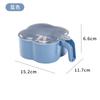 Caixa de Temperos com Quatro Compartimentos, Recipiente de Temperos Integrado 4 em 1, Pote de Temperos Doméstico, Pote de Sal, Caixa de Armazenamento de Cozinha com Tampa