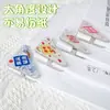 Clip triangular con texto inspirador creativo para notas de estudiantes, clip acrílico antivuelco para documentos, clip de esquina para almacenamiento de papel de prueba