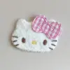Nuevas Pegatinas de Tela Bordadas con Lazo Kt Accesorios para el Cabello Hechos a Mano DIY Accesorios para Ropa Zapatos Calcetines Sombreros Bolsas Pegatinas Decorativas Accesorios