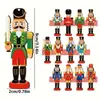 Cascanueces de Navidad Decoraciones de Navidad Adornos de Madera Artesanías de Madera Decoraciones para Fiestas Navideñas Adornos Colgantes