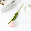 Jingshuo Classe Sensação Hidratante Tulipa Flor Artificial Decoração para Fotografia Modelagem Tela de Casamento Cruzamento Flor Artificial