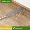 Limpeza de cama retrátil limpeza doméstica cinza pena Zen lacuna de limpeza de poeira artefato ferramenta de limpeza