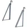 Kit de Soporte de Montaje para Panel Solar de Trípode de Aluminio Soporte de Módulo Fotovoltaico para Balcón Montado con Gancho