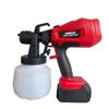 Pistola pulverizadora de pintura con batería de litio de alta potencia, pulverizadora de pintura eléctrica inalámbrica, pistola pulverizadora de pintura de litio portátil, venta al por mayor