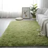 Alfombra Gruesa de Lana de Seda Tie-dye Cobertura Total para Sala de Estar Alfombra de Sofá Alfombra Larga de Pelo para Mesita de Noche de Dormitorio Otra Lana