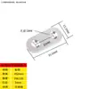 Código de Esquina de Acero Inoxidable Ángulo de Hierro/Soporte para Placa de Estante Soporte en Forma de L Conector Triángulo Pieza de Hierro Soporte de Código de Esquina de Ángulo Recto de 90 Grados